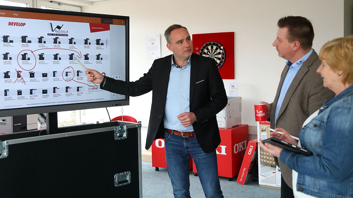 Vertretung von aktiven WACEBO-Displays